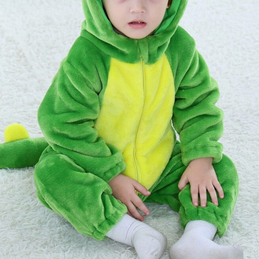 Baby Dinosaur Costume Bodysuit - Image 1