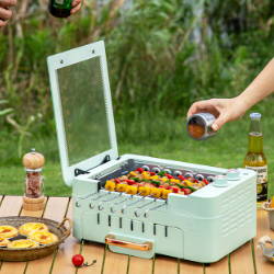Smokeless Automatic Rotating Electric Oven Grill - Image 1