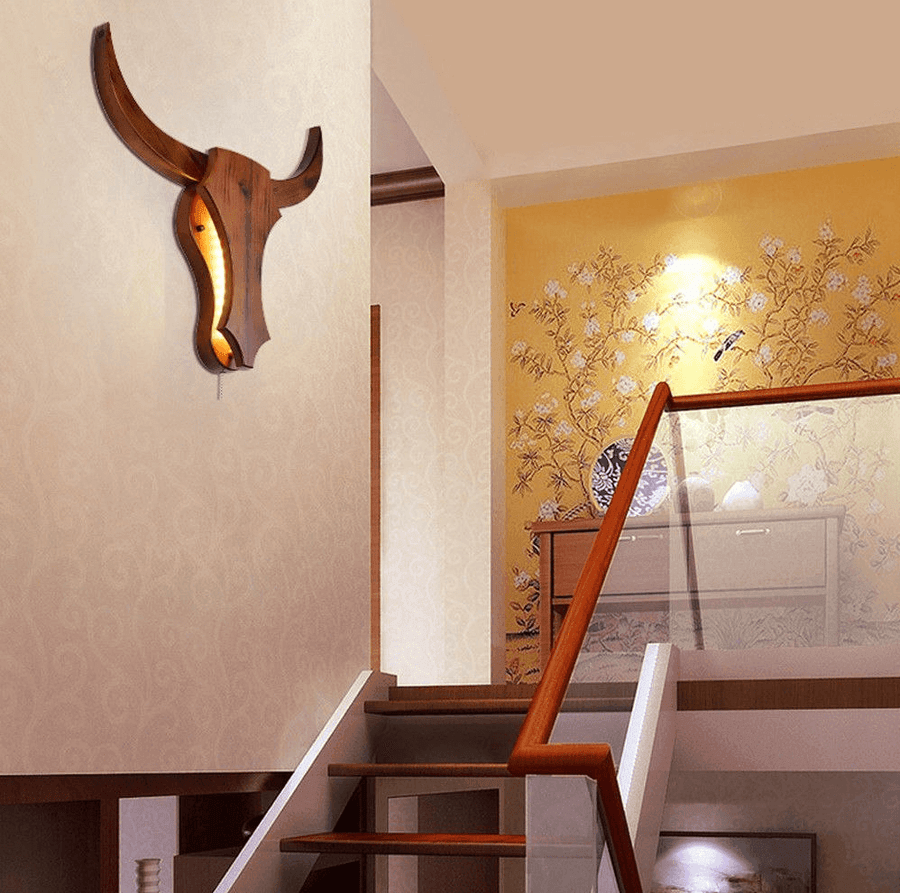 Nordic Style Bull Head Creative Lamps - Image 4