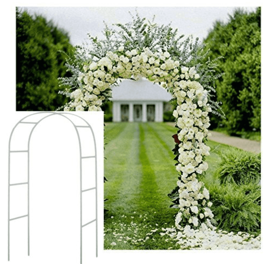 Wedding Decoration Party Props White Metal Wedding Arch - Image 5