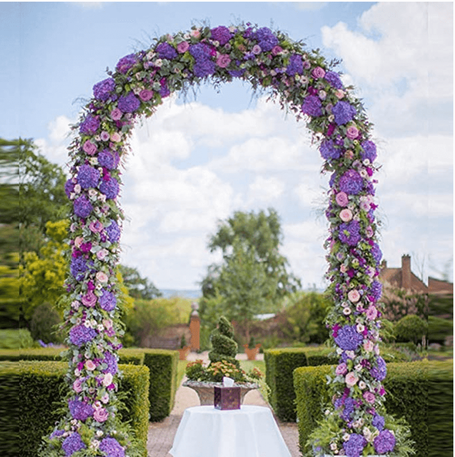 Wedding Decoration Party Props White Metal Wedding Arch - Image 0