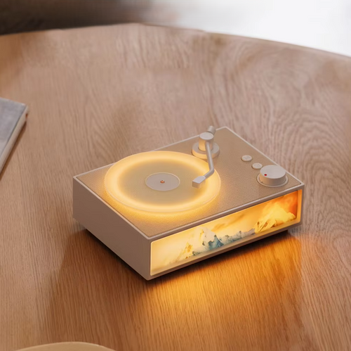 Vintage Design & LED Mood Lighting Wireless Aromatherapy Speaker - Image 0