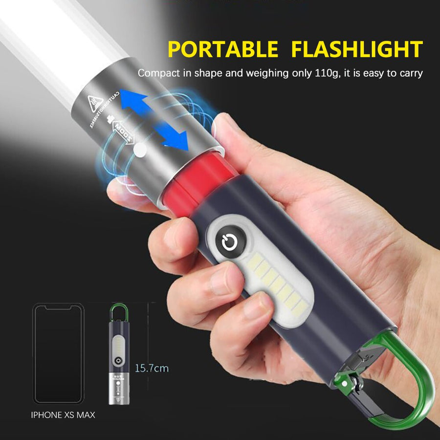 Zoom Ultra-Bright Pocket Led Outdoor Flashlight - Image 1