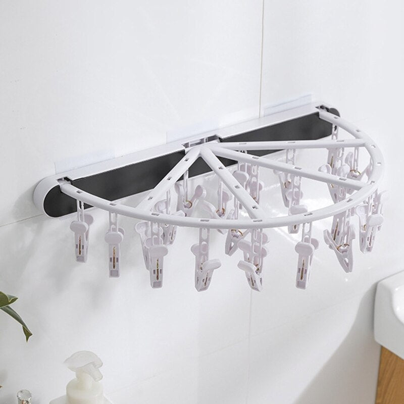 Wall-Mounted Foldable Socks Drying Rack - Image 2