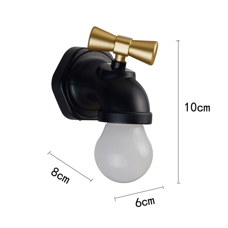 Creative Faucet Wall Lamp - Image 4