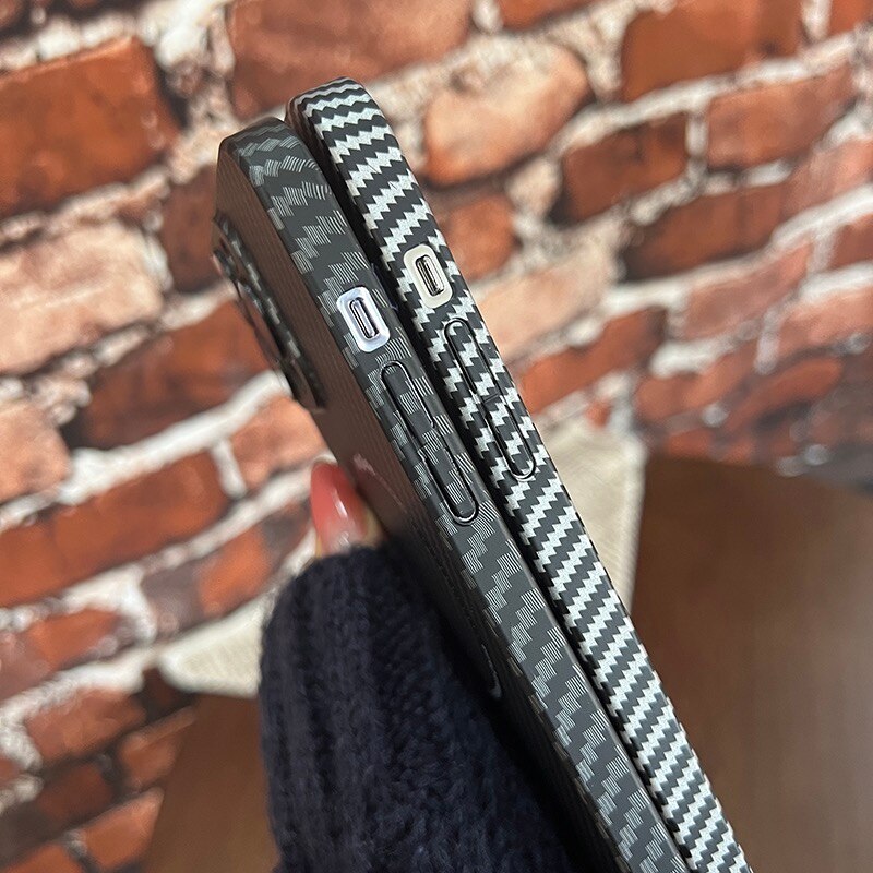 Carbon Fiber Magsafe Magnetic iPhone Case - Image 9