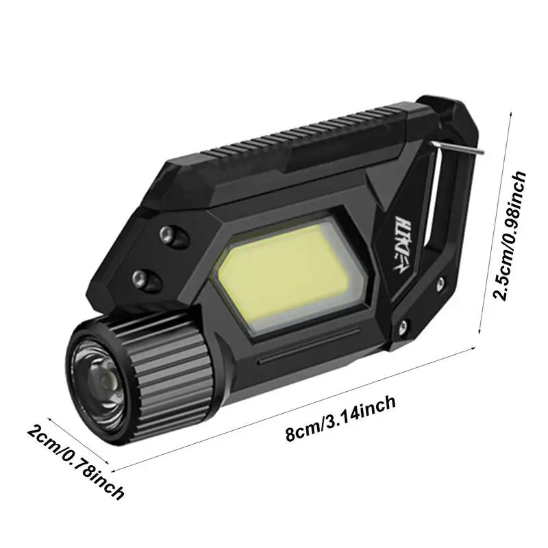 Rechargeable Lightweight LED EDC Camping Keyring Light - Image 7