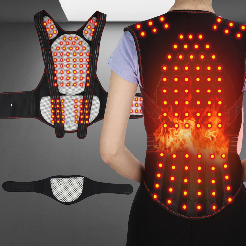 Self-Heating Magnetic Back Support Massager - Image 0