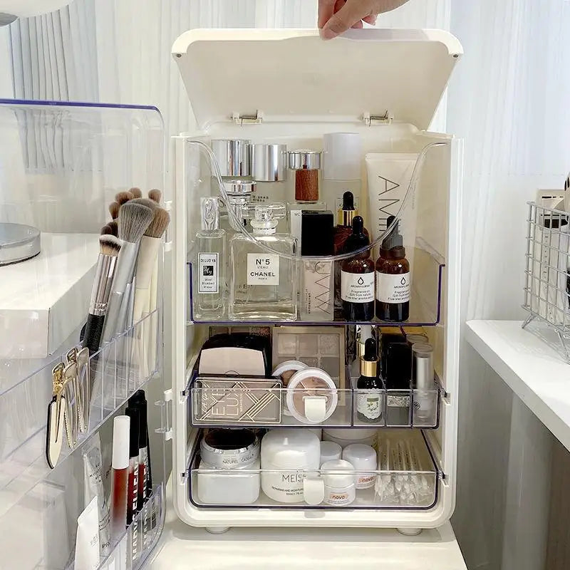 Beauty Makeup Organizer Magnetic Storage Box - Image 2