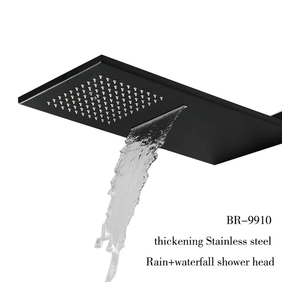 Stainless Steel Waterfall Luxury Ultra Thin Shower Head - Image 4