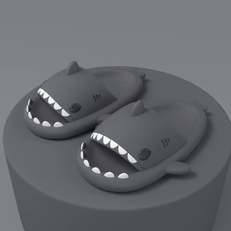 Happy Shark Beach Slippers - Image 1