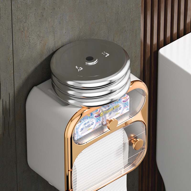 MultiBox Wall-Mounted Toilet Paper Towel Storage Box - Image 6