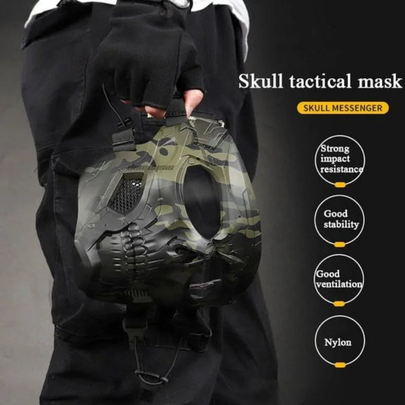 Skull Horror Off-Road Motorcycle Mask - Image 1