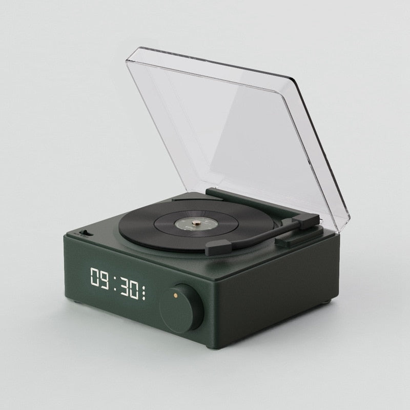 Vintage Vibes Mini Record Player Bluetooth Speaker - Image 4