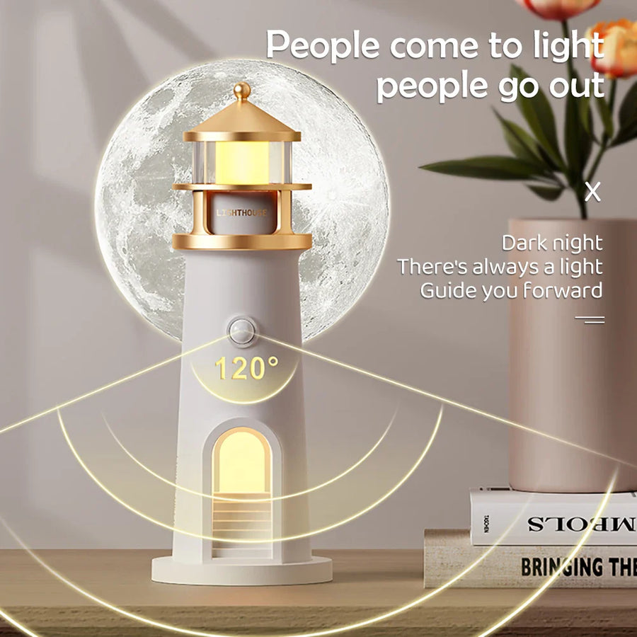 Lighthouse Ambient lights Bluetooth Music Dimmable Projection - Image 1