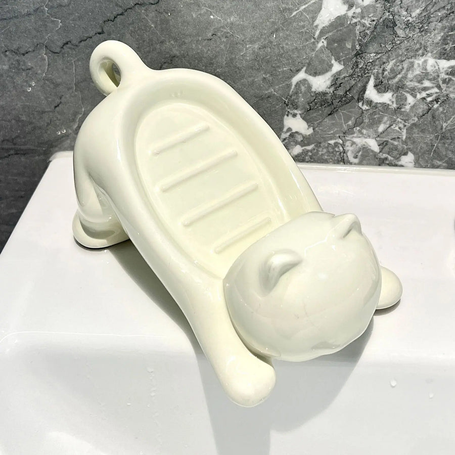 Stretching Cat Soap Tray - Image 6