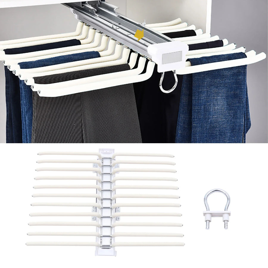 Smart Slide-Out Rail Cloth Organizer - Image 2