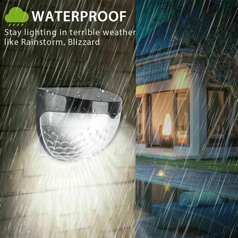 Outdoor Waterproof Solar LED Patio Wall Lamp - Image 4