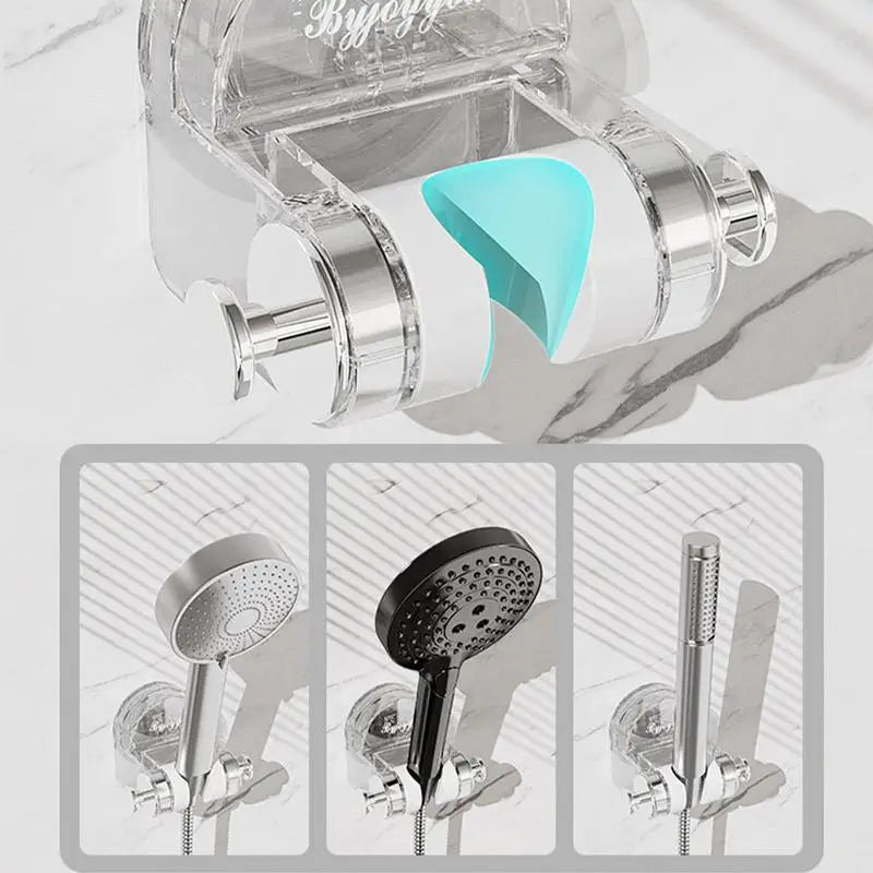 Wall-Mounted Ultra Suction Shower Head Holder - Image 3