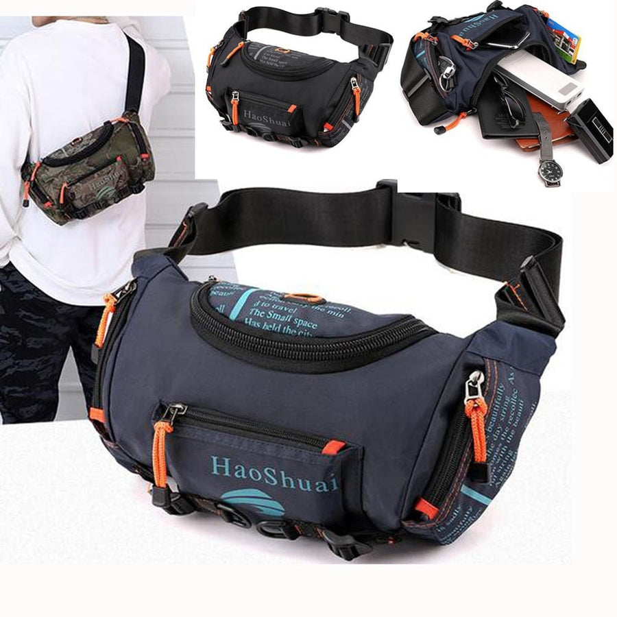 Waterproof Oxford Style Stash Waist Bag - Image 1