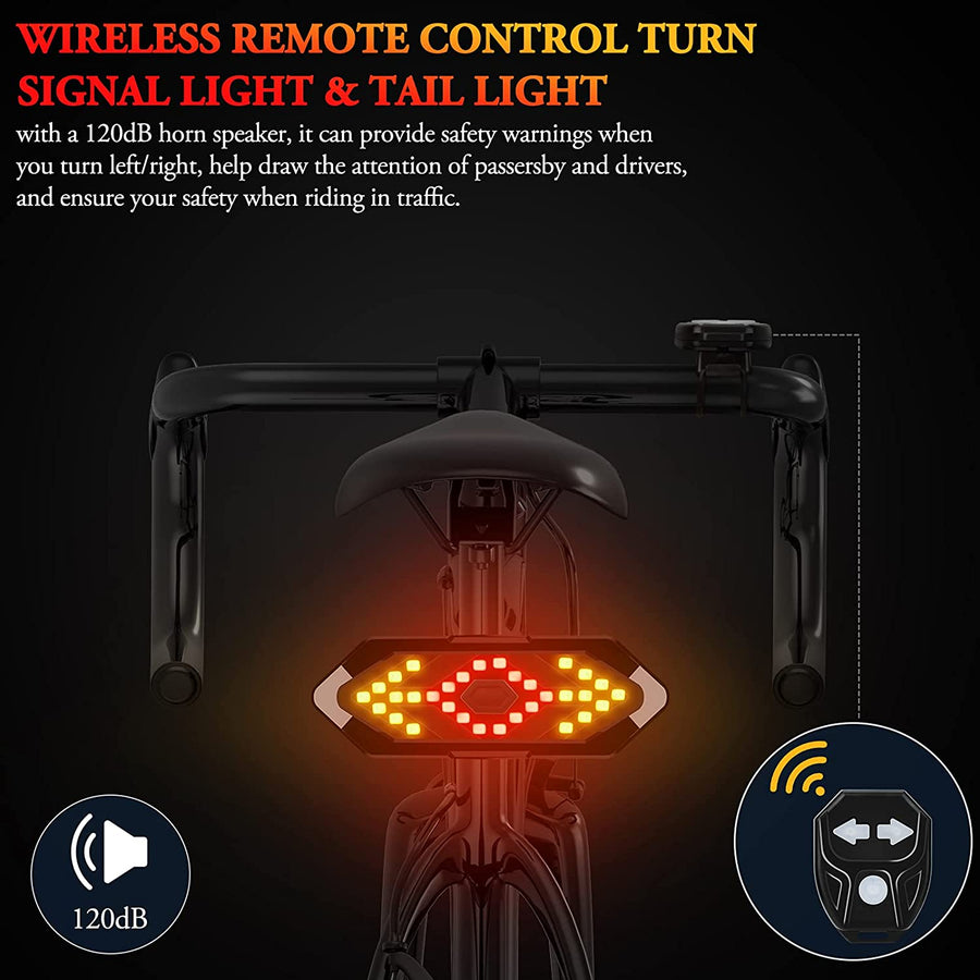 LED Wireless Bike Turn Signal - Image 1