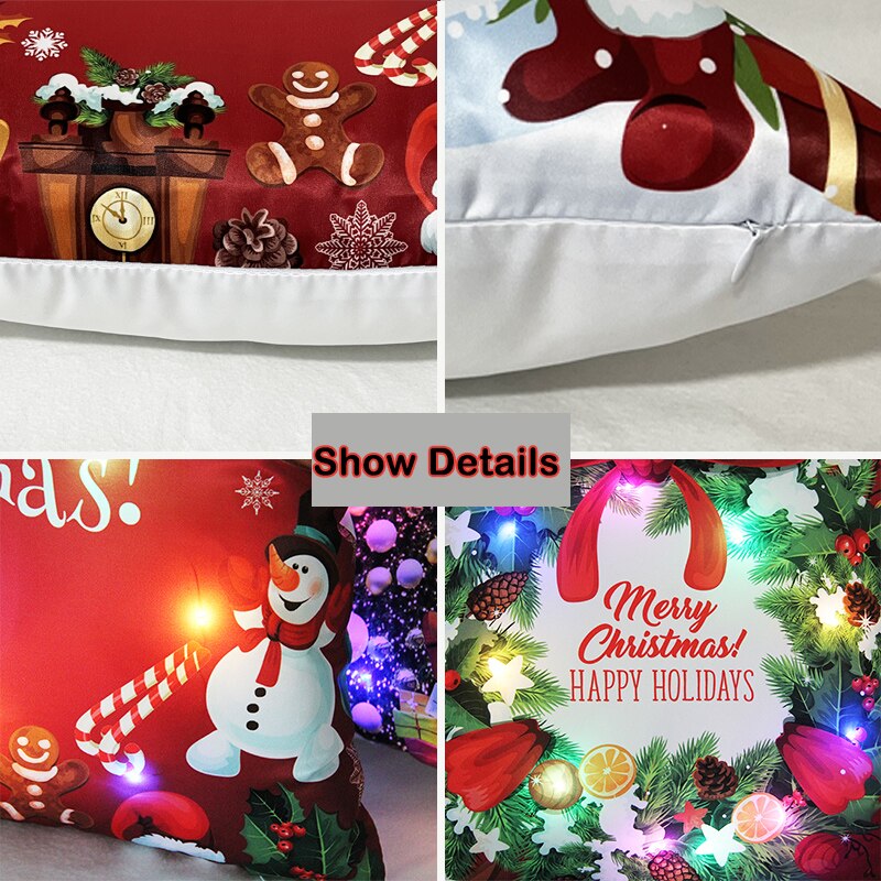 Christmas Series LED Pillow Case - Image 30