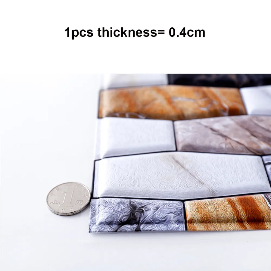 3D Wall Brick Pattern Decal - Image 2
