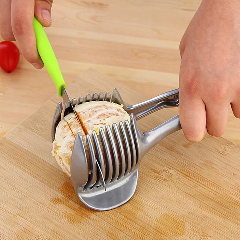 Stable Cutting Fruit Vegetable Holder Slicer - Image 2