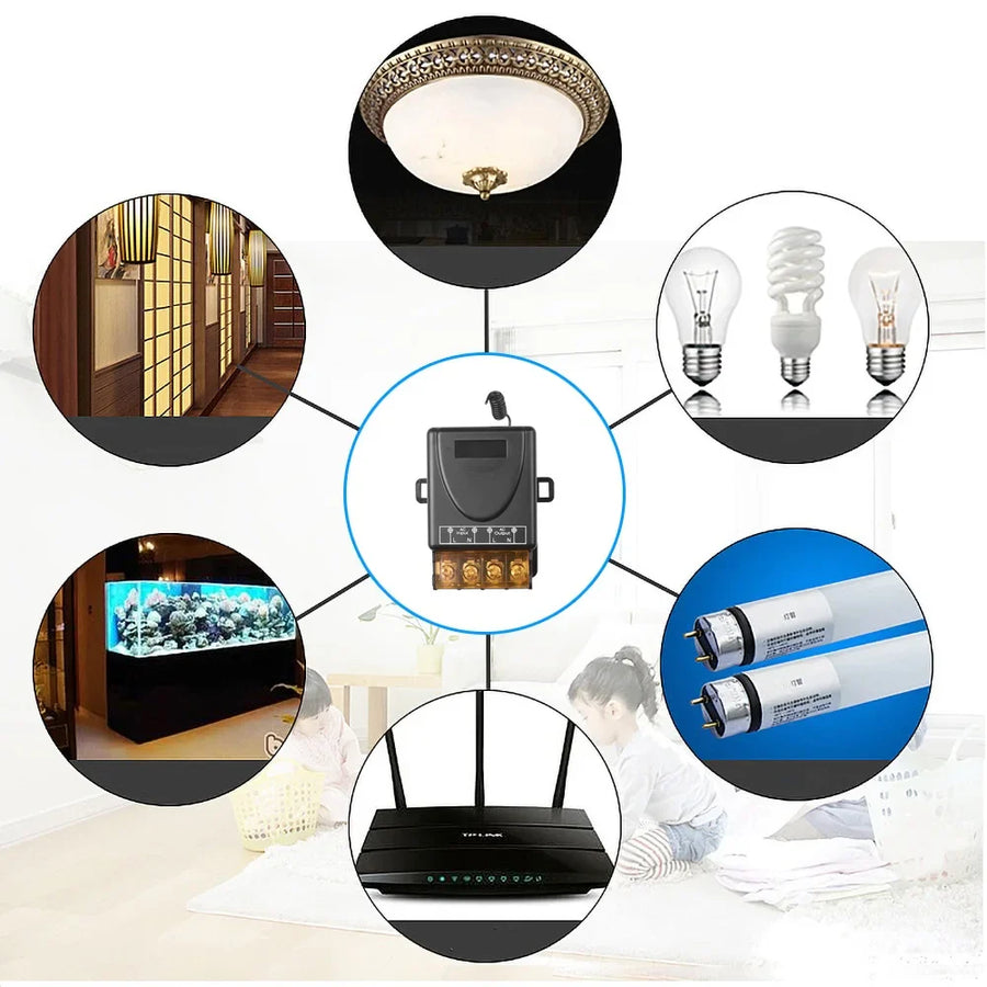 Signal Receiver Wireless Remote Control Switch Relay - Image 1