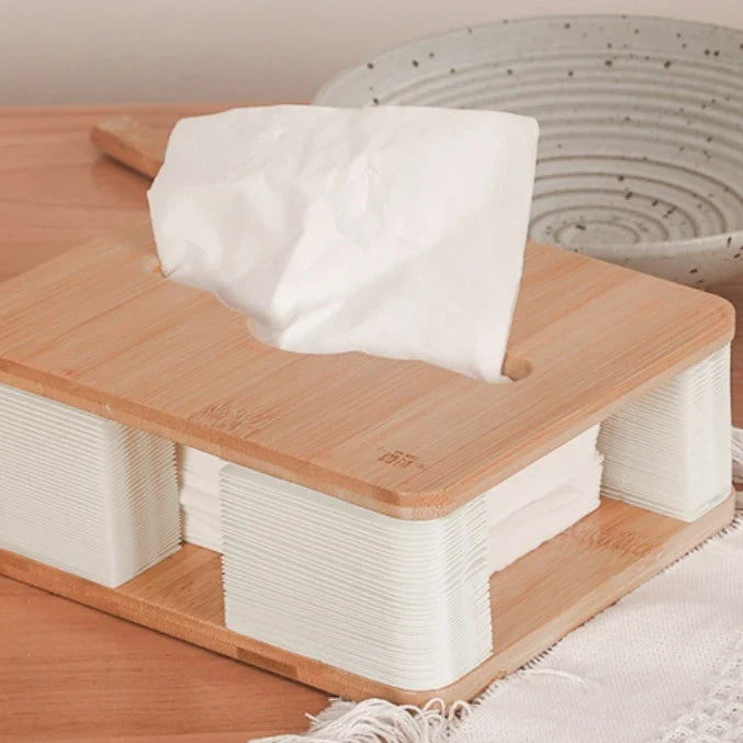Accordion Paper Retractable Nordic Tissue Box - Image 1
