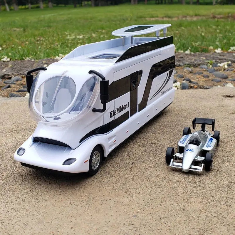 Deluxe RV Metal Camper Van Model Toy - Image 1