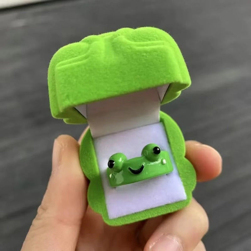 Smiling Frog Kids Ring - Image 0