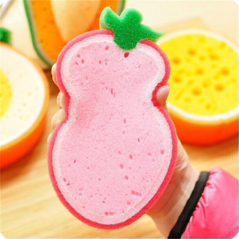 Fruit Shaped Kitchen Dish Cleaning Sponge - Image 3