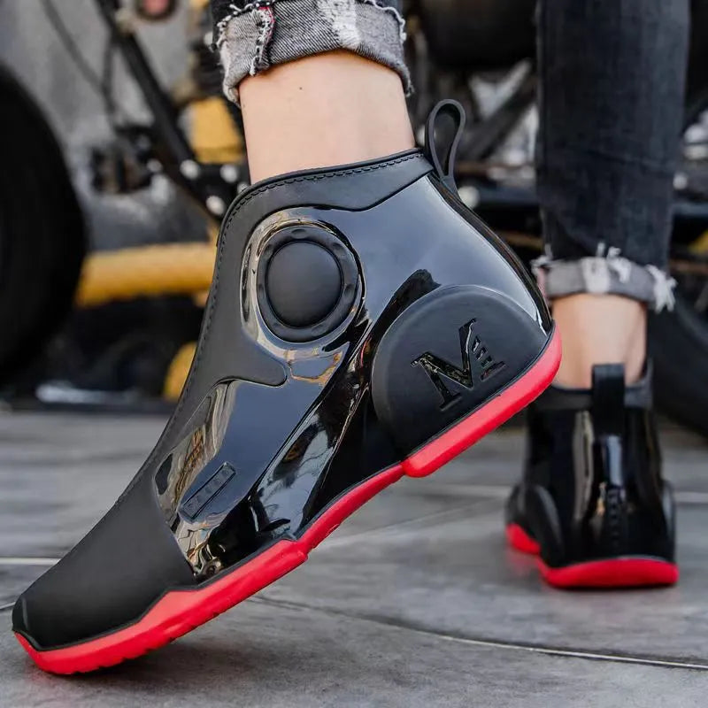 Cyberpunk Anti-Slip Rubber Rain Boots - Image 0