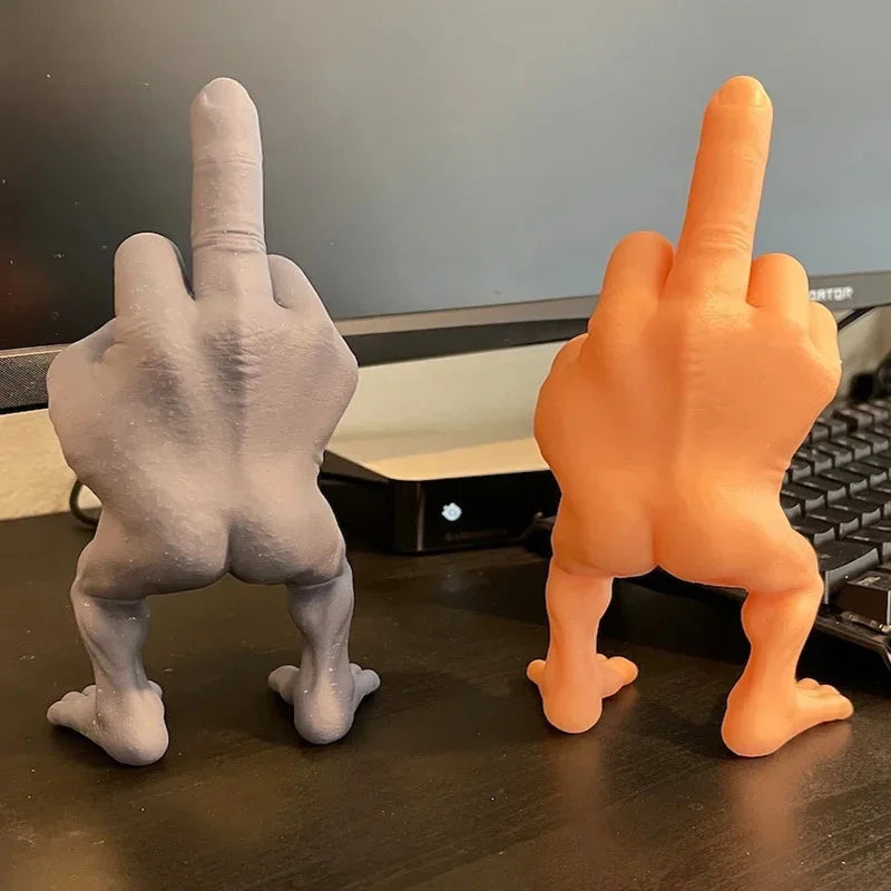 3D Printed Middle Finger Funny Decor - Image 1