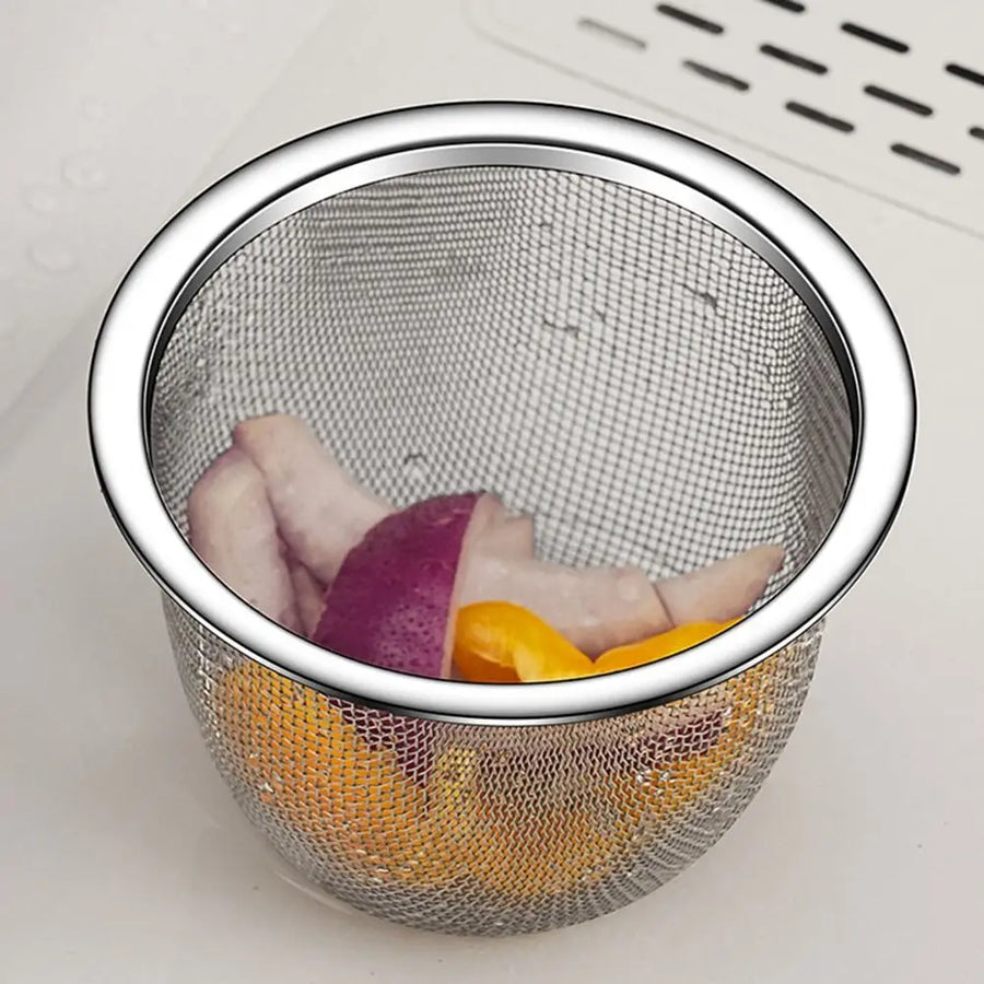 Stainless Steel Sink Organizer Drain Basket - Image 2