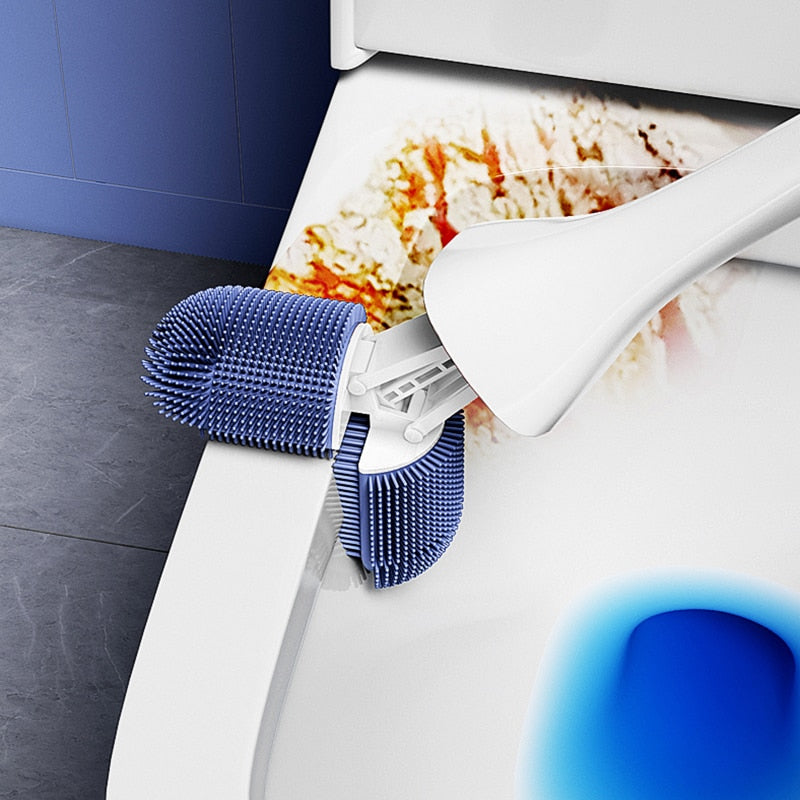 Adjustable Double Head Roller Toilet Brush - Image 1