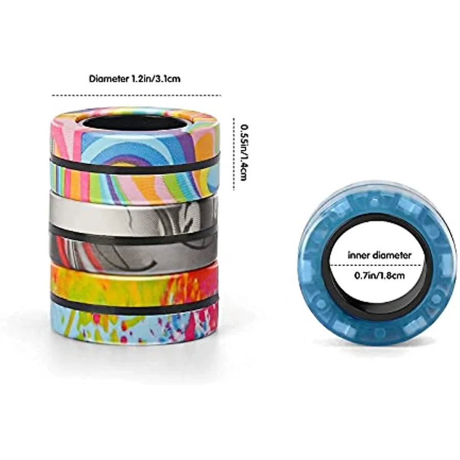 Spin Loop Magnetic Fidget Spinner Ring - Image 3