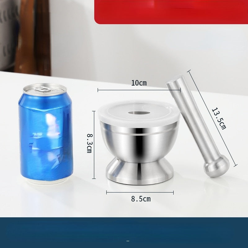Stainless Steel Effortless Garlic Grinding Bowl - Image 5