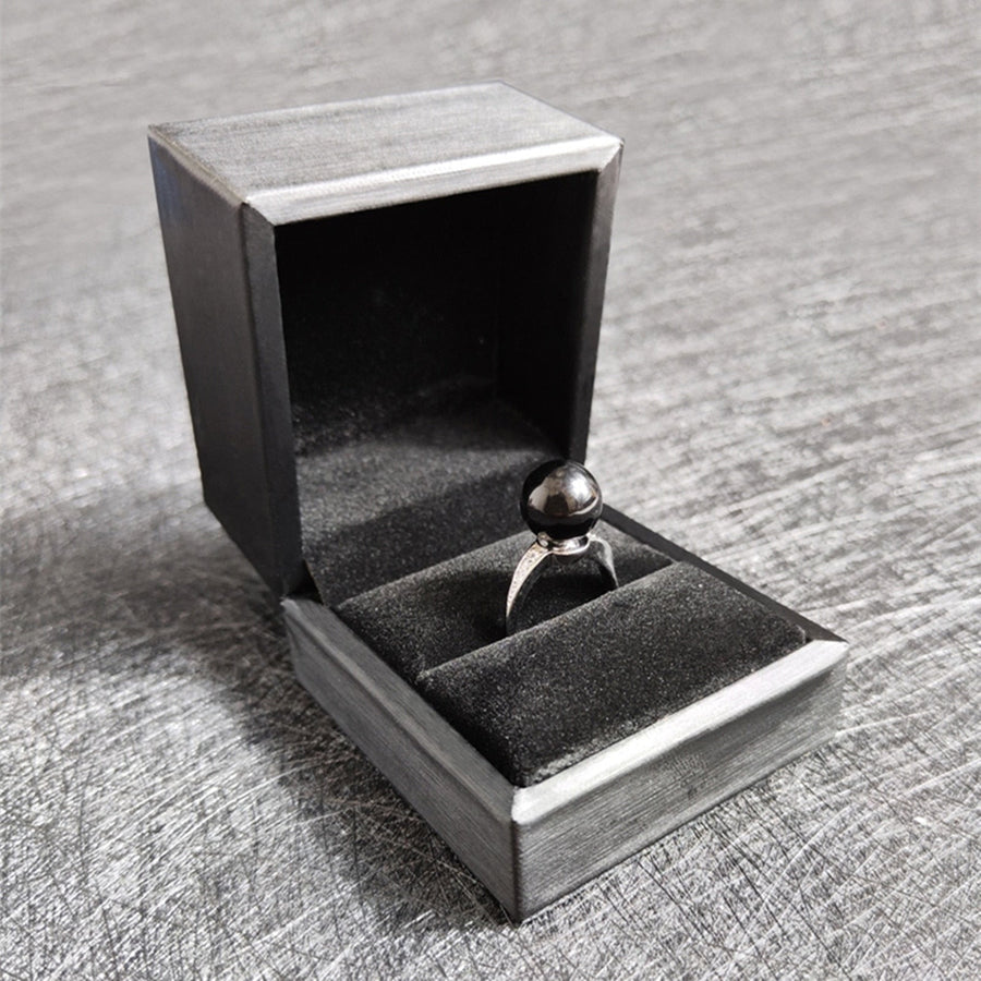 Mysterious Black Pearl Hidden Knife Ring - Image 2