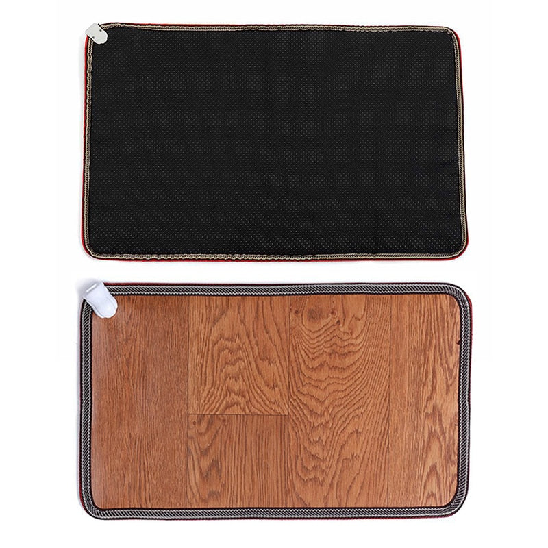 Heat Zone Adjustable Leather Foot Warmer Mat - Image 2
