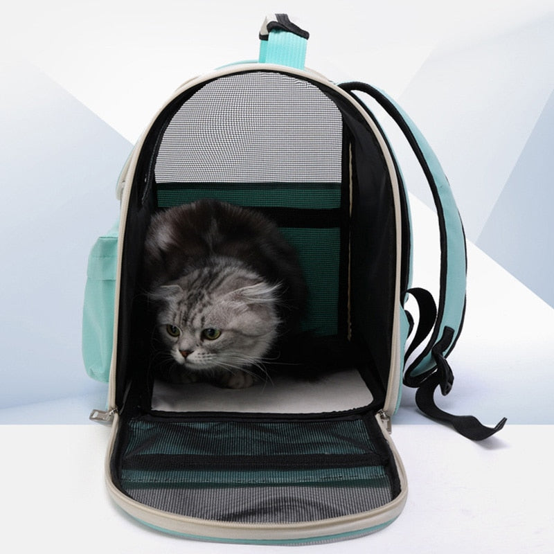 Breathable Transparent Pet Cat Carrier Bag - Image 3