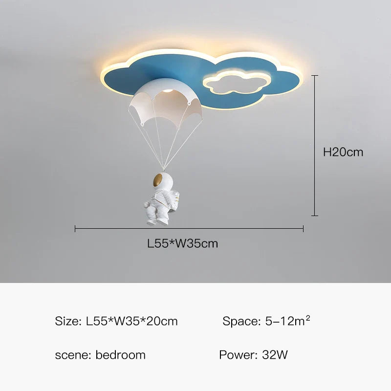 Dreamy Astronaut Lunar Light Led Ceiling Lamps - Image 9