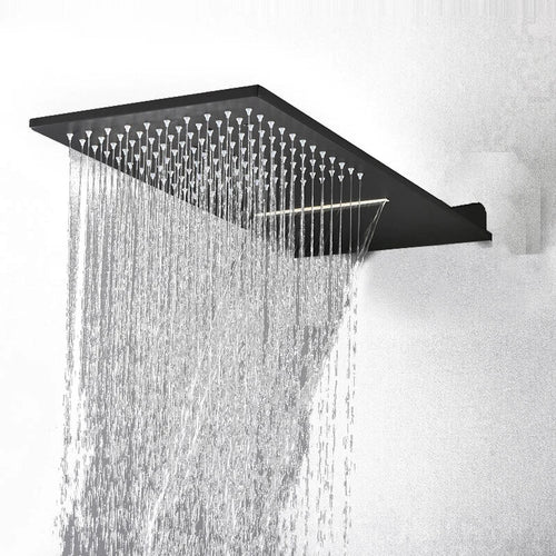 Stainless Steel Waterfall Luxury Ultra Thin Shower Head - Image 0