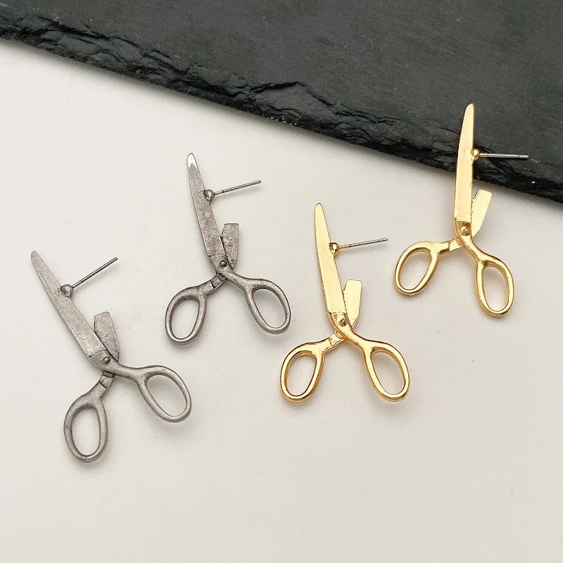 Scissor Design Artisan Earrings - Image 3