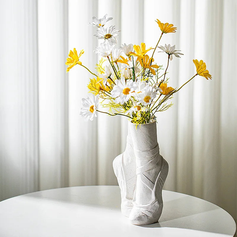 Artistic Ballerina Ceramic Vase - Image 1