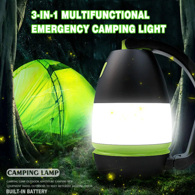 3in1 LED Outdoor Lantern Camping Lamp - Image 1
