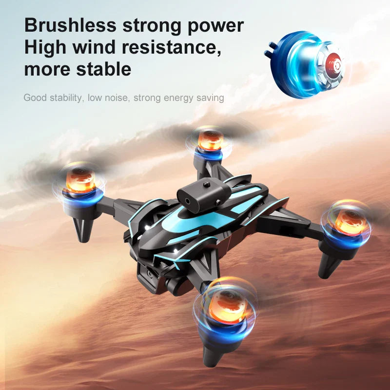Advanced Obstacle Avoidance LCD Screen Brushless Drone - Image 2