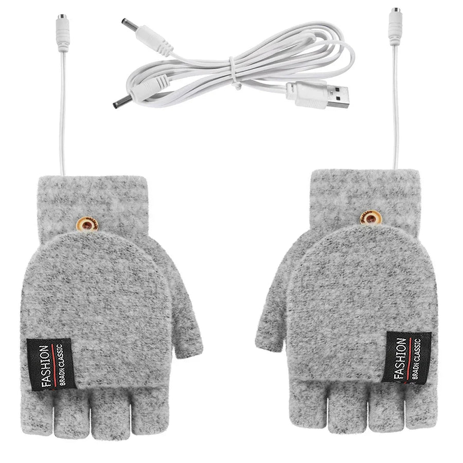 USB Rechargeable Warm Wave Heated Gloves - Image 11