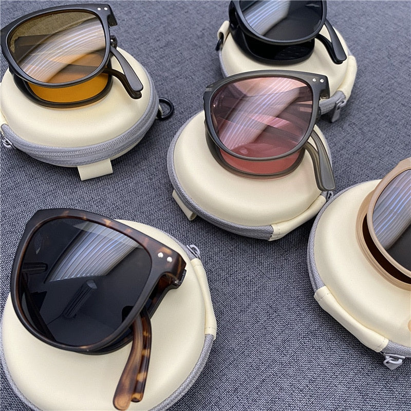 Anti-UV Foldable Fashion Flex Clear Vision Sunglasses - Image 3